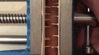 CBT | Crushing my flaccid dick in a dangerous vice