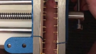CBT | Crushing my flaccid dick in a dangerous vice