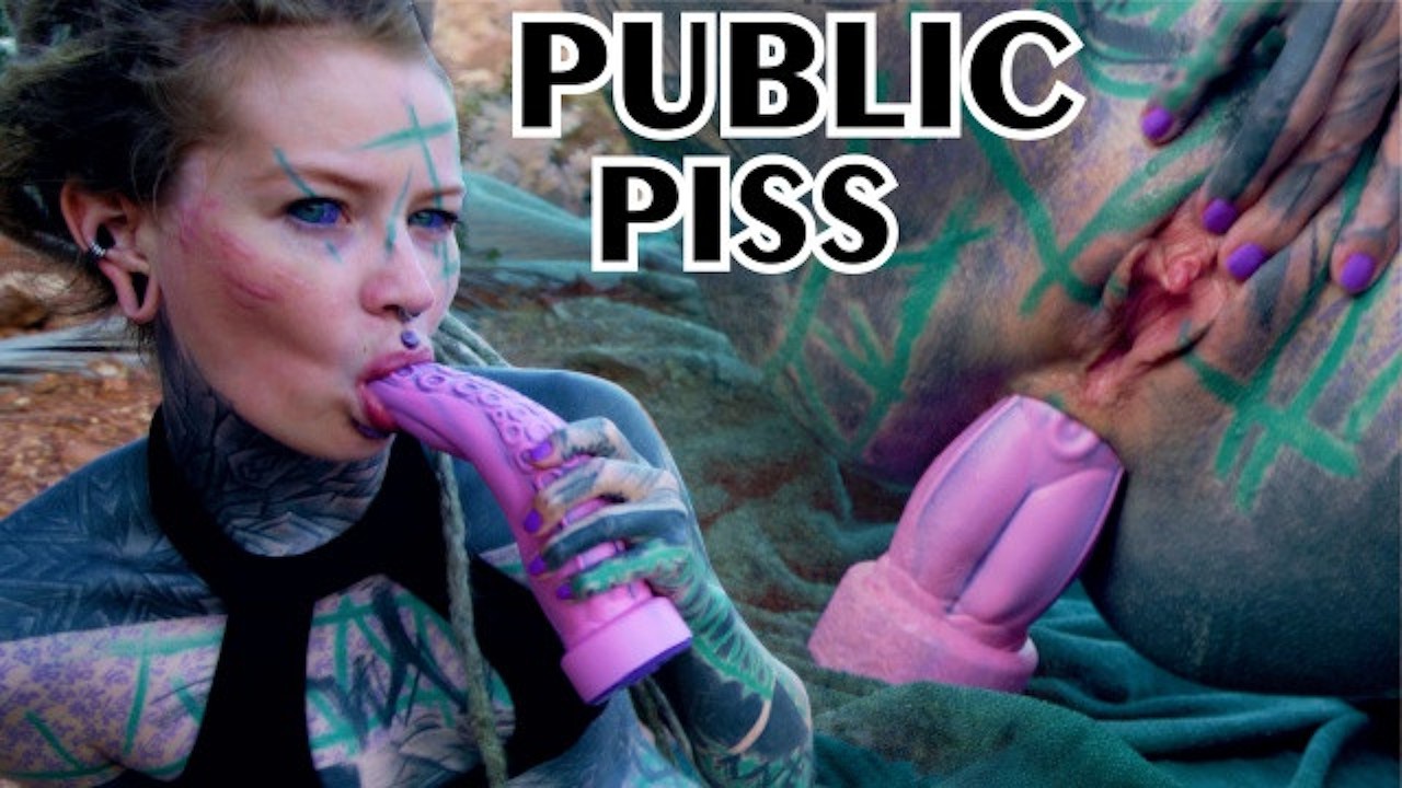 TATTOO teen PUBLIC ANAL masturbation and PISS - toy pee alternative ATM  gape goth punk alt porn - Free Porn Videos - YouPorn