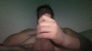 I Was SOOOO Tired But Couldn't Fall Until My Thick Cock Shot A Load!