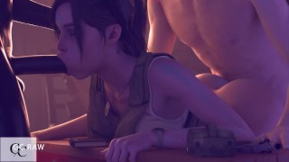 Claire Fucked from Both Sides Blacked Double Penetration. GCRaw. Resident Evil 