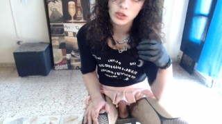 Caprino Eros as femboy cuming for you