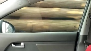 Showing that ginger dick off to truckers