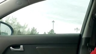 Showing that ginger dick off to truckers