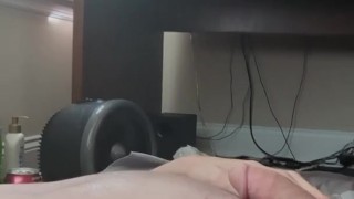 Young Twinks full bladder at the brink of bursting
