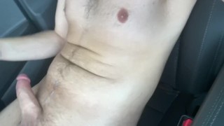 Cumming in my car