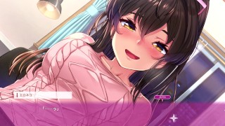 【R18版女忍者エロゲーNinNinDays動画11】足コキHシーン ミニスカストッキング巨乳セーター姿のすみれちゃんに足コキしてもらっちゃう！(爆乳くノ一 ニンニンデイズ実況プレイ ninja