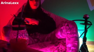 horny cougar seduce guys in hookah place night club