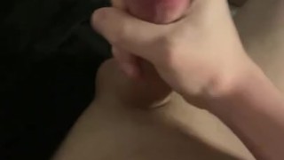 young shaven twink jerks off and whimpers