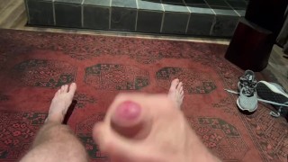Stroking My Cock With Cumshot