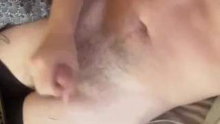 I jerk off in the summer heat with massive cumshot 