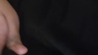 Rave night ends with vibrator play over panties (wet pussy) pt 2