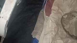 Pissing same clothes, you'll see they been wrote on