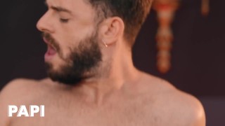 Papi - Manuel Reyes Puts His Work Aside When His Husband Diego Reyes Begins Caressing His Neck