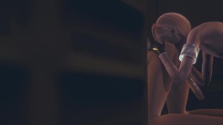 Furry Yaoi - Fox gives blowjob to dog boy then gives him Annalingus