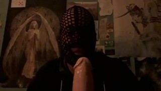 big fat 11inch oil dildo suck