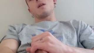 I jerk off with my t-shirt on.