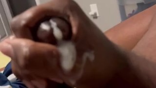 Busting a good nut after getting off work