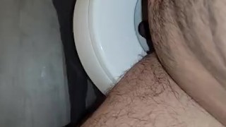 Toliet creampie