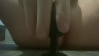 Just legal with big butt plug