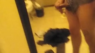 College TWINK @ Home In My LACE PANTIES!