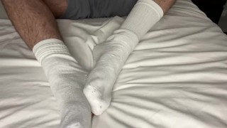 Macrophilia - crew sock foot slave dominated by giant