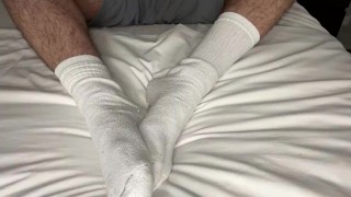 Macrophilia - crew sock foot slave dominated by giant