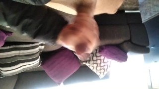 Beautiful Big Cock With Precum Is Masturbated By Handsome Man, 