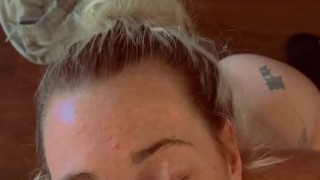 Compilation Of Me Taking Huge Cum Shots (OnlyFans @blondie_dread for full videos)
