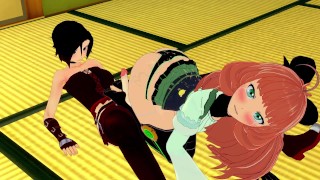 RWBY: The Secret Of Futa Ruby Rose and Penny Polendina