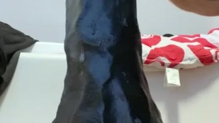 BBC dildo make me squirt 