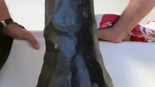 BBC dildo make me squirt 