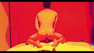 COMIC SLUT HUNGRY FOR COCK