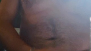 CAUGHT MAN A MORNING PLEASURE AND MOANING 