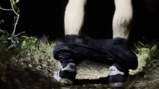 Hiker gets freaky in the woods