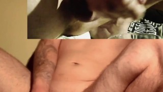 Masturbation with slow motion cumshot