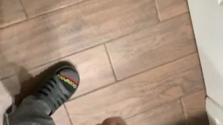 Jacking Off While Family In Other Room 