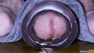 Super CLOSE UP in High Quality - MASSIVE CUMSHOT & Fucking SEX TOY (4K - 60FPS)