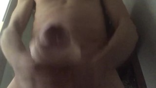 Fucking reversed pussy and cumming big and loud moaning