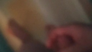 Peeing while rub my dong