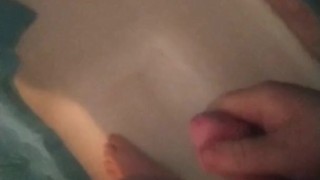 Peeing while rub my dong