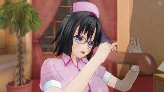 3D HENTAI nurse examines your penis