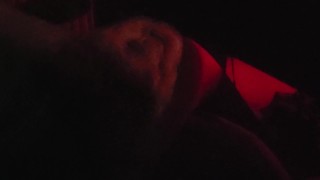 Flash my dick in dark masturbate 