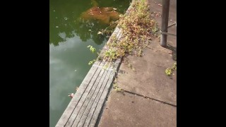 Hippie Boy Hikes Nude at Abandoned Campground