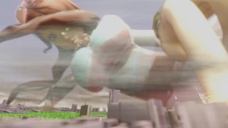 Giga Giantess Rise Kujikawa Rampage