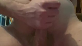 Sexy hot horny stud cumming with dildo