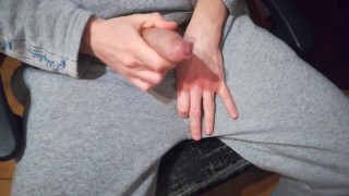 Male Handjob In Swatshirt