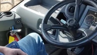 Public work masturbation