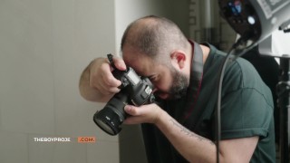 Koby and Sam Nude Photoshoot - On Set with The Boy Project