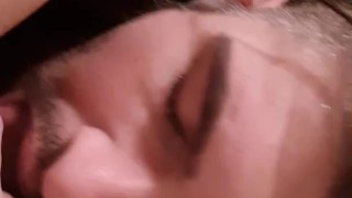 Homemade hott milf wife ...throatfucking my hung cock